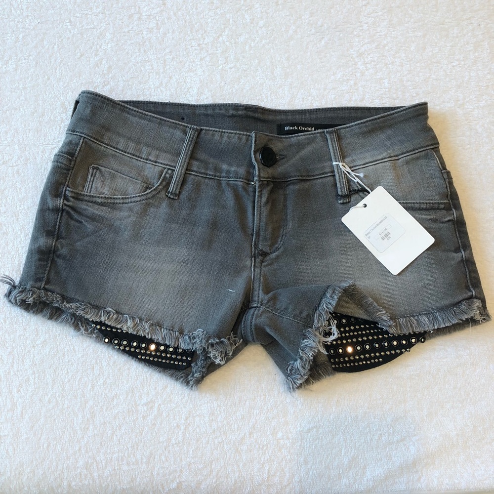 Black Orchid Cutoff Shorts